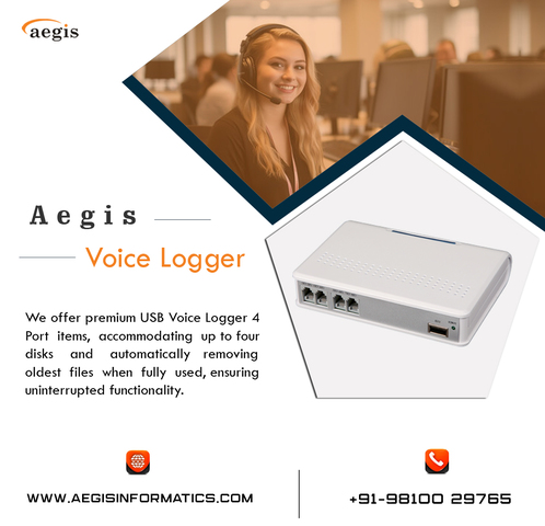 Voice logger aegis informatics display